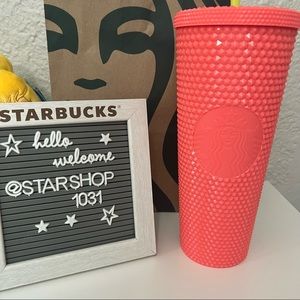 On hold ⭐️ Starbucks Studded Dragon Fruit Venti Tumbler ⭐️